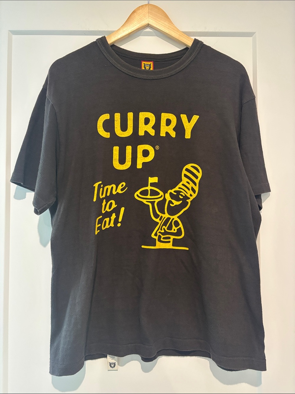 Human Made "Curry Up" Graphic T-Shirt | Men's Large | Made in Japan
